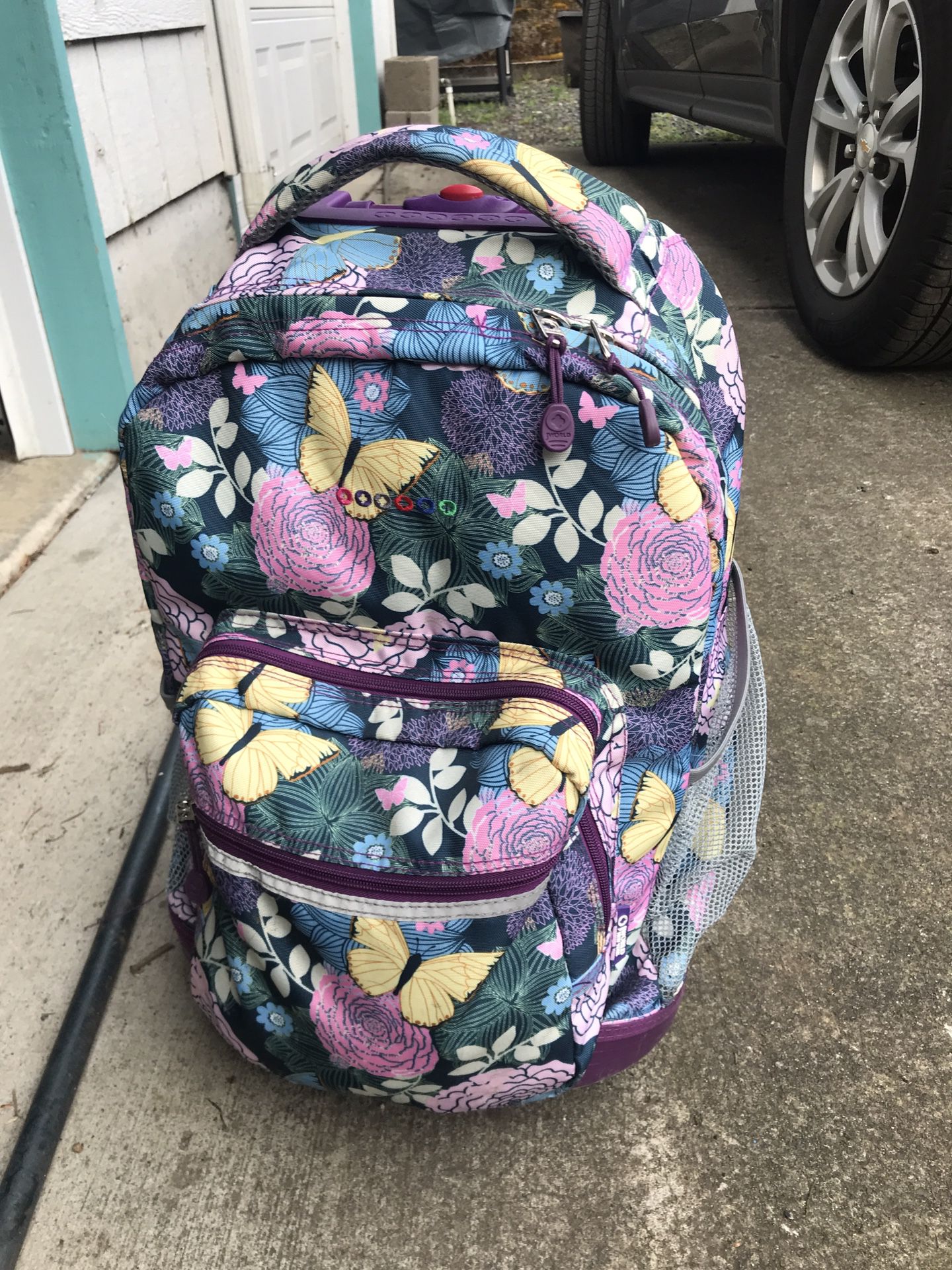Rolling backpack practically new