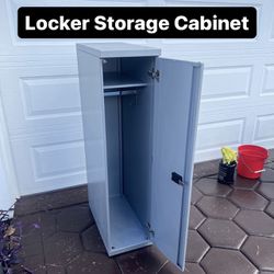 4ft Tall Metal Locker Storage Cabinet (NO KEYS) Serious Buyers Only