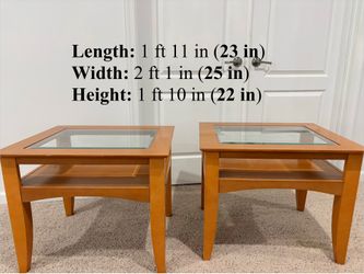 Two end tables