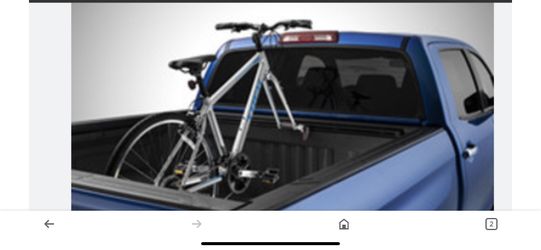TOYOTA OEM LOCKING FORK BIKE RACK
