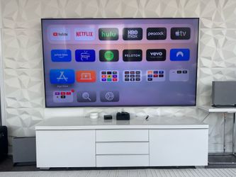 IKEA BESTÅ BURS TV unit - high gloss white