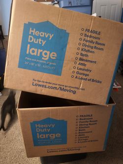 Moving BOXES: It's POSTED. It's  Available!