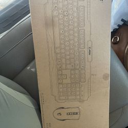MSI Keyboard And Mouse 
