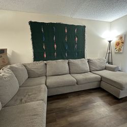 Beige Sectional Couch