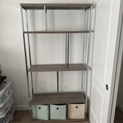 Bookshelf With Cubbies