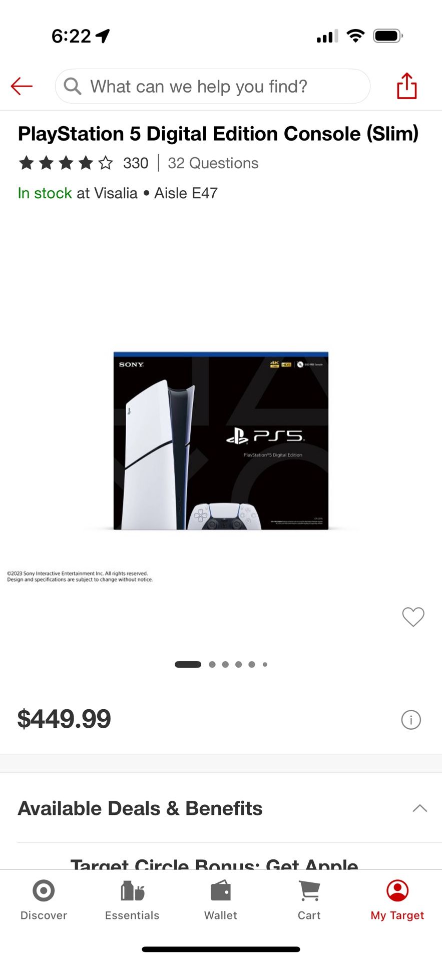 PS5 Digital Edition Console (Slim)