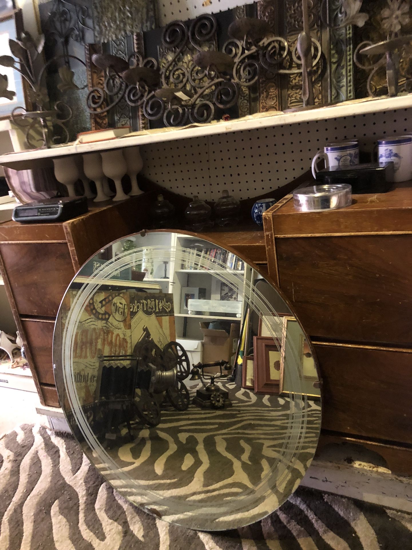 Vintage Vinty Dresser With Mirror 