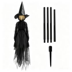 Halloween Light Up Holding Hands Witches Decorations, Outdoor Yard Garden Halloween Witch Stakes wi