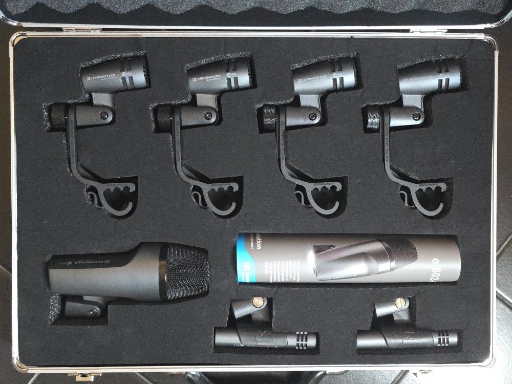 Sennheiser 7pc Drum Mic Pack NEW!
