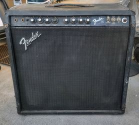 1980 Fender 75 All Tube Guitar Combo Amp Rare 1x15 EVM Speaker