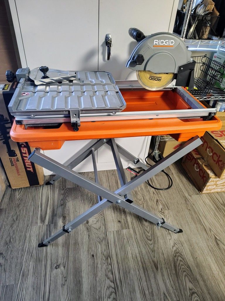 Ridgid 7 Inch Wet Tile Saw
