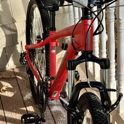 Brand New Red Hardtail Mountain Bike — Ready to Ride