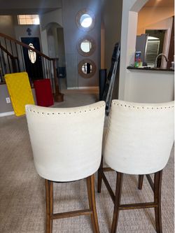 High back bar chairs