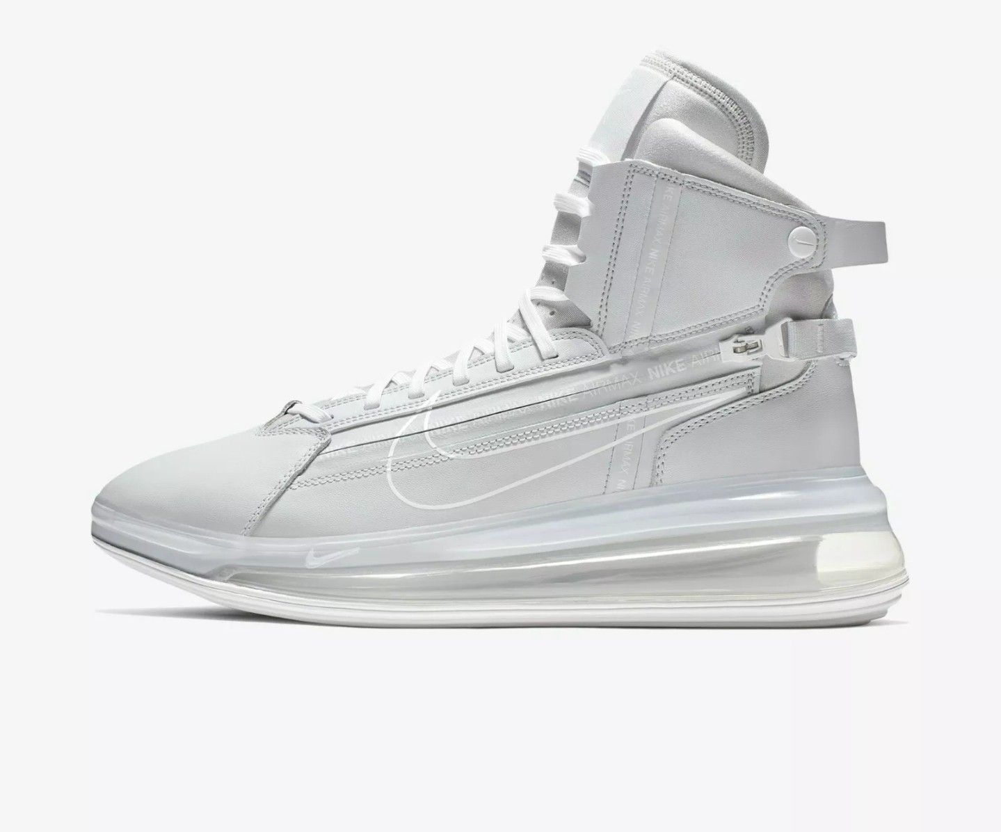 Nike Men's Air Max 720 SATRN Athletic Shoes Sneakers - Pure Platinum(AO2110-003)