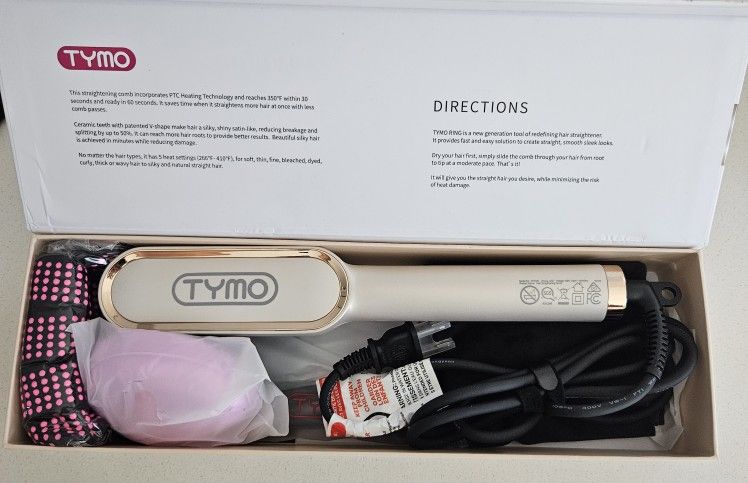 TYMO RING HAIR STRAIGHTENING COMB