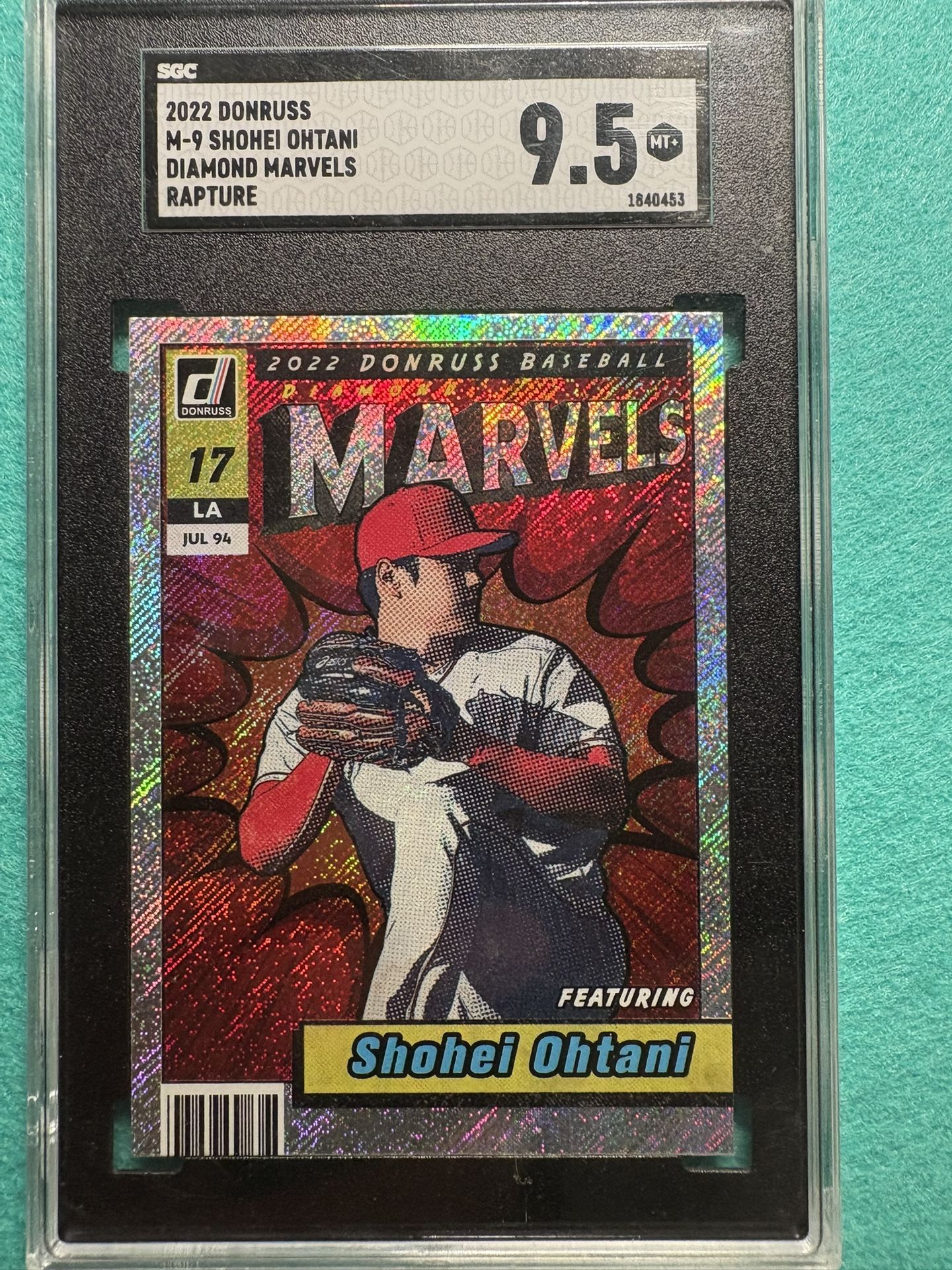 Shohei Ohtani Marvels SGC 9.5