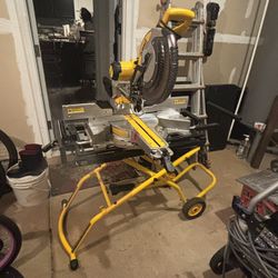 Dewalt 12” Chop Saw With 6” Reach and stand