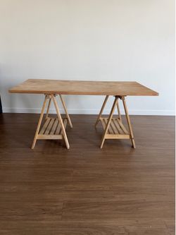 Butcher block table