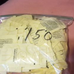 Sweetener bags 150 total 