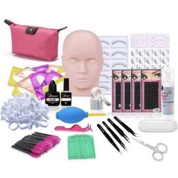 Lash Extension Kit, Missicee Eyelash Extension Kit Professional Eyelash Extension Training Kit 19 Pc