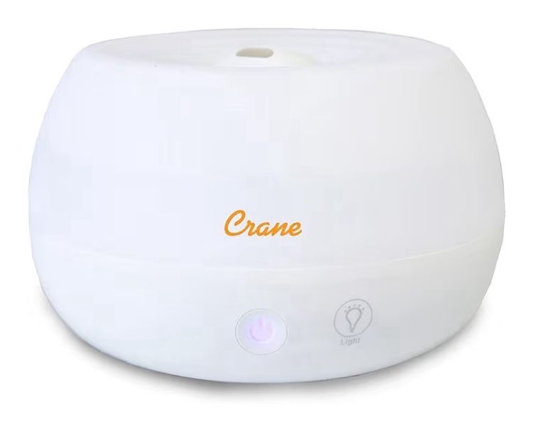 Portable Ultrasonic Travel Humidifier & Aroma Diffuser – 0.2 Gallon Cool Mist, No Filter Required,