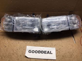 #131 Fit 94-02 Dodge Ram 1500/2500 Chrome Headlights OE Style 