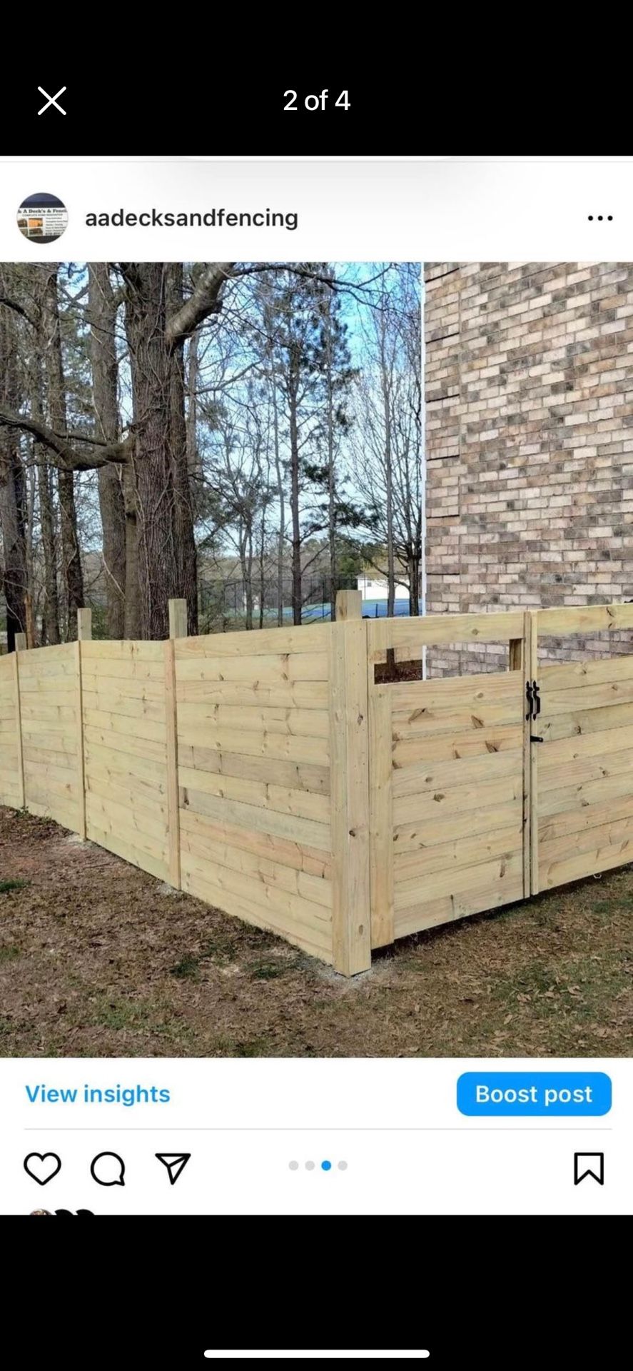 Fence/double Doors