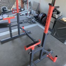 Combo Barbell Rack & Adjustable Weight Bench