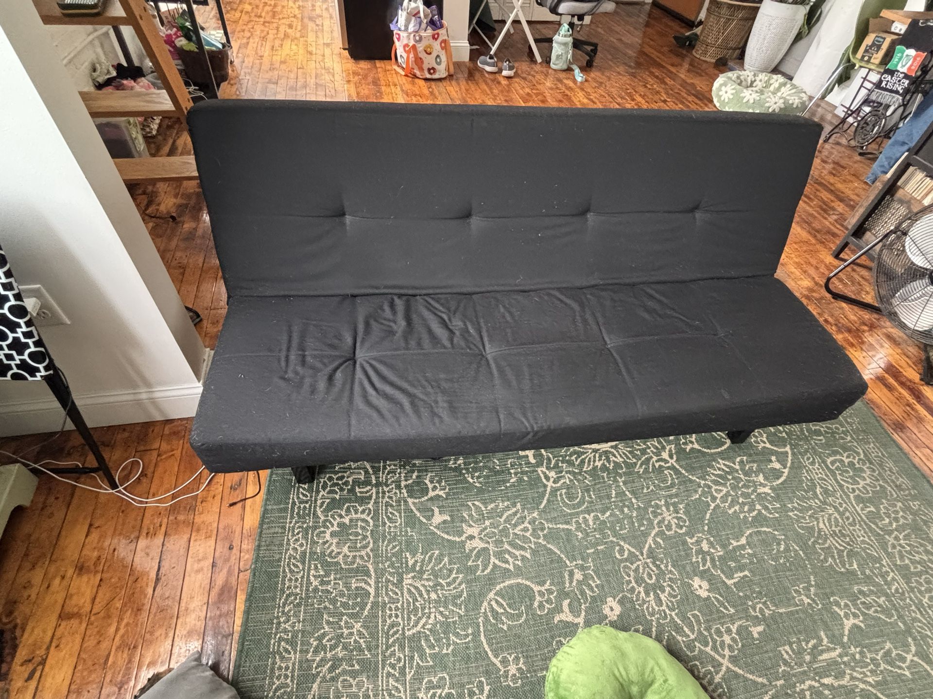 Black IKEA futon