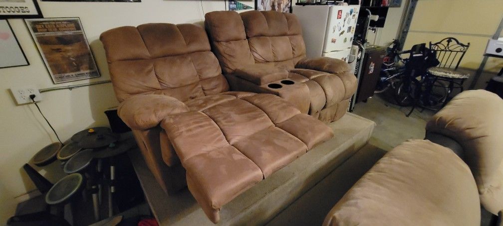 Love Seat Recliner Couch