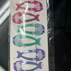 6 Piece Mermaid 🧜‍♀️ Hair Clips 
