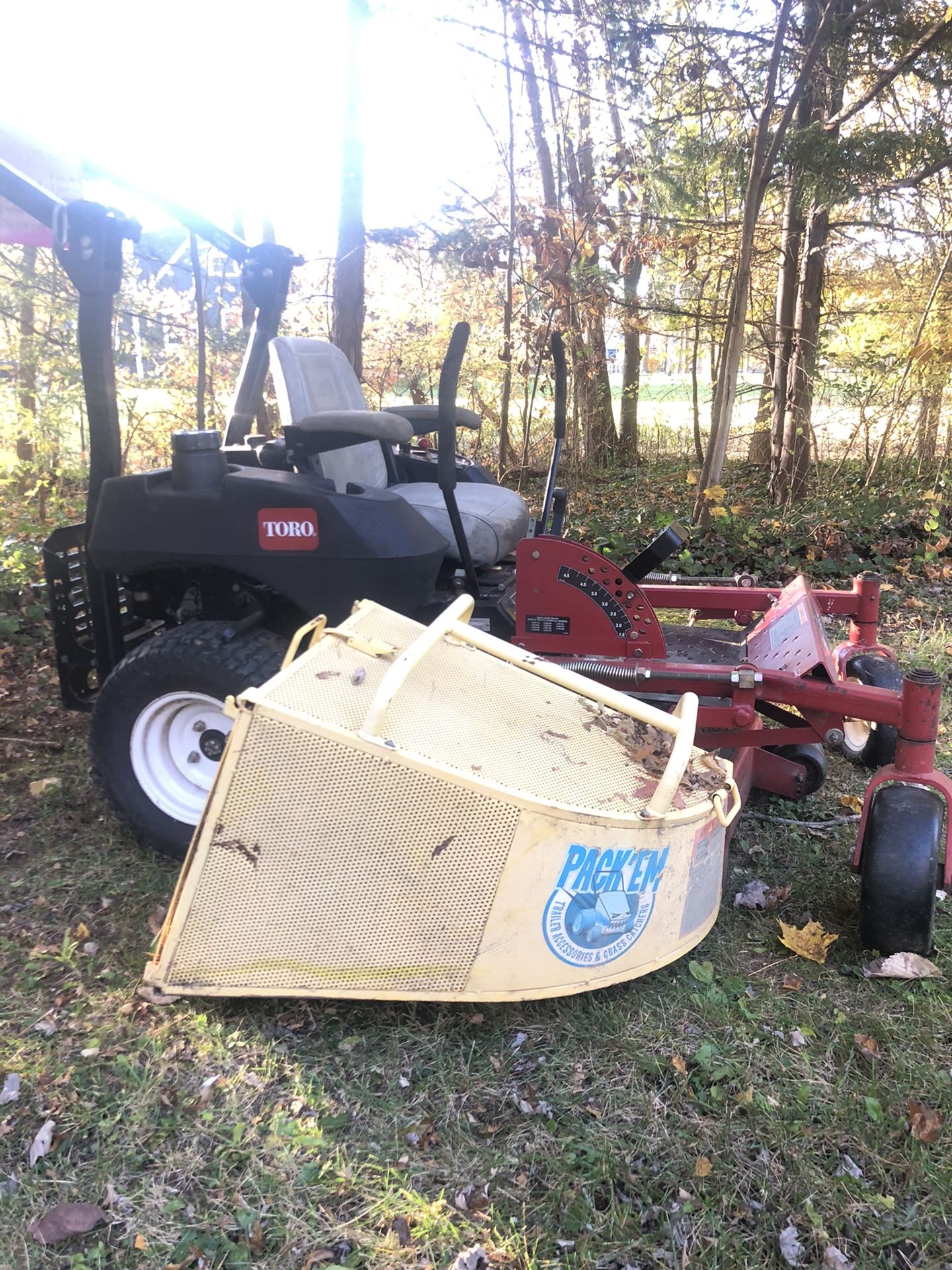 Toro Z-Master Commercial Mower/Grass catcher