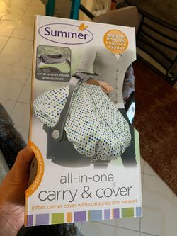 Infant car seat carry & cover
