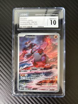Groudon  199/182 CGC 10 slab