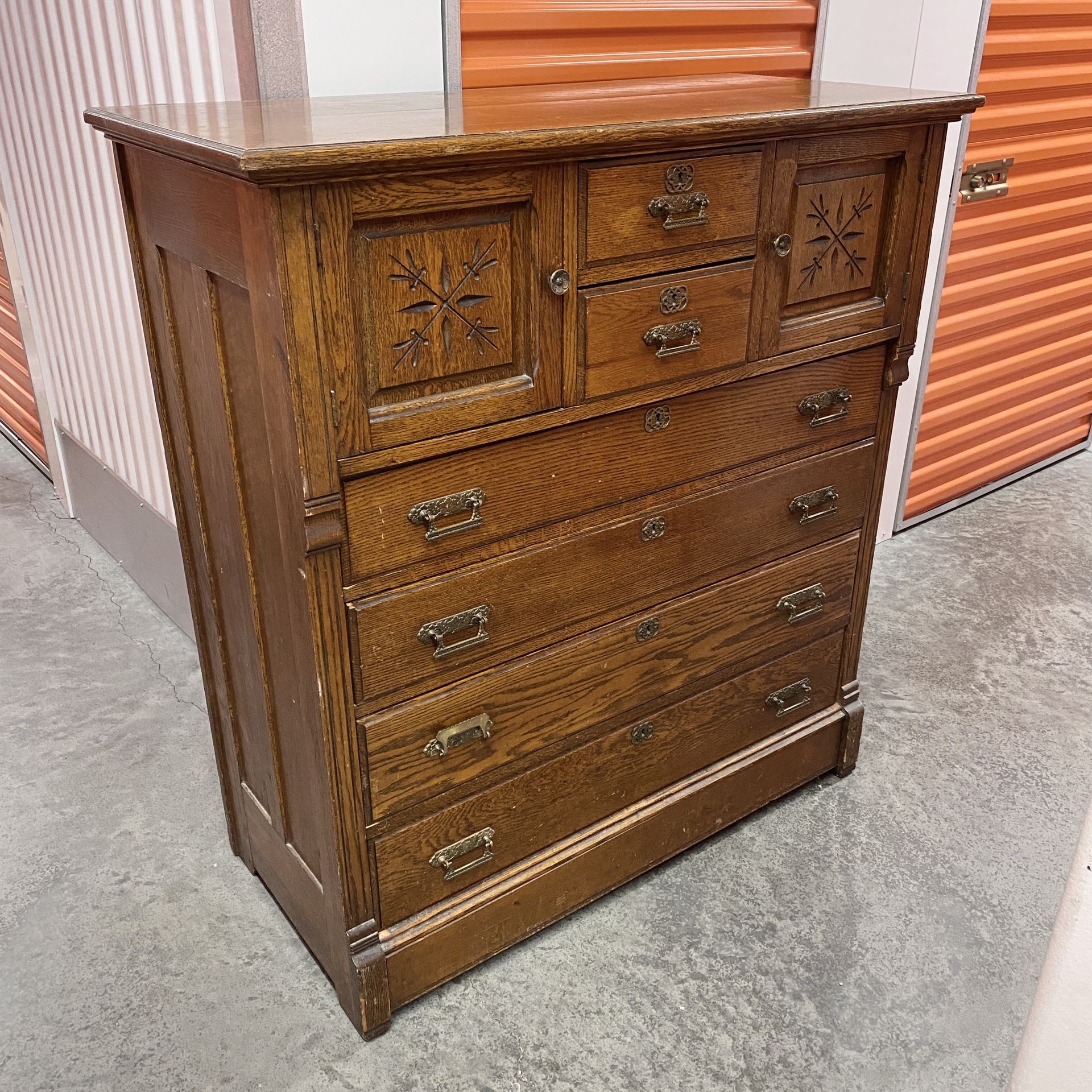 Antique Vintage Victorian Tall Gentleman’s Dresser for Sale in Lynnwood, WA - OfferUp