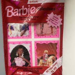 1995 And 1996 Barbie Valentines