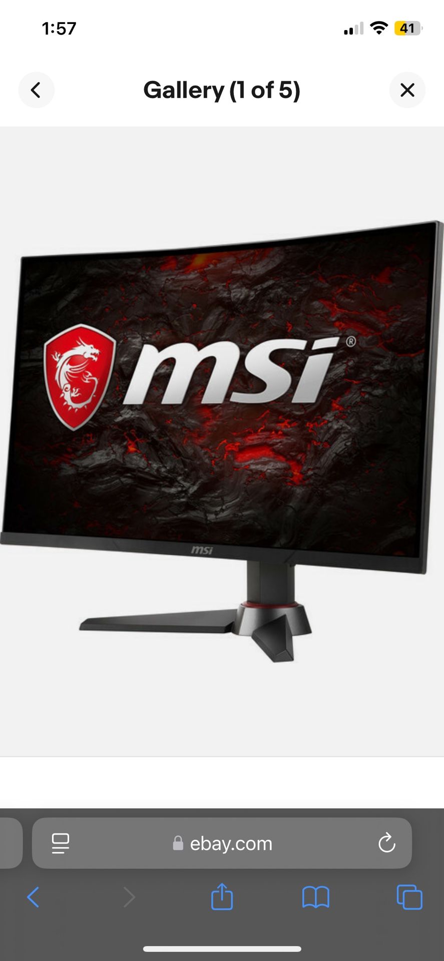MSI gaming Monitor