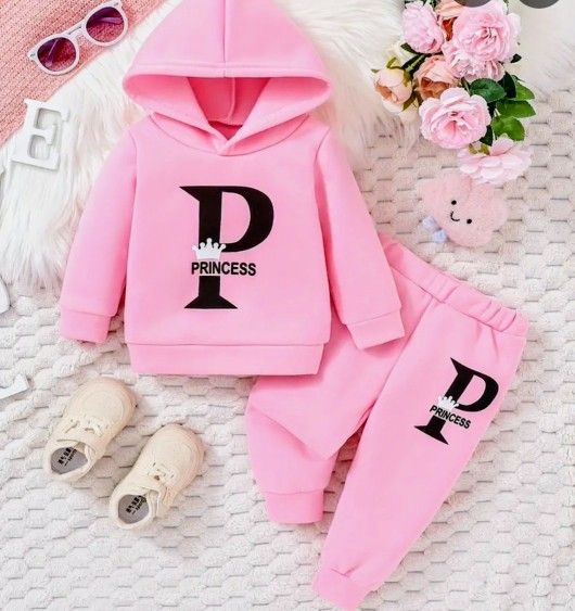 Brand New Girls 2pcs Hoodie Set 