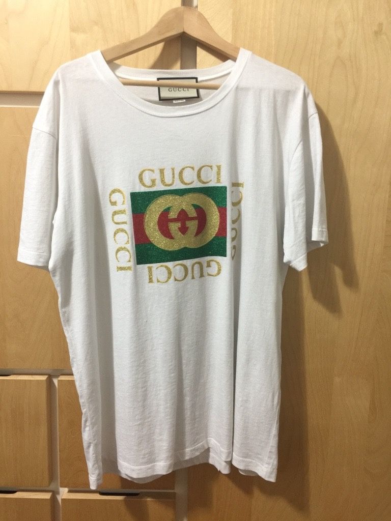 Gucci glitter t shirt