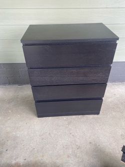 IKEA dresser.  Black