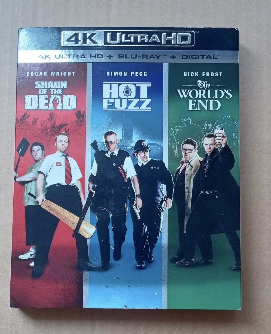 4k blu ray shaun dead hot fuzz worlds end bluray brand new