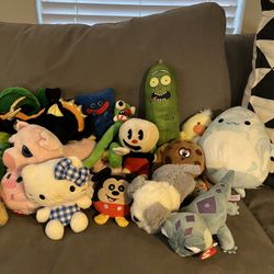 27 Plushies $25
