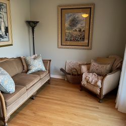 Vintage Couch & Chair Set