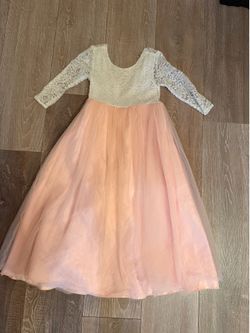 Girls size 10 long dress