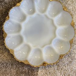 Vintage Anchor Hocking Deviled Egg Platter