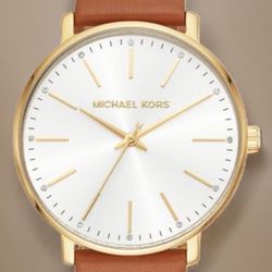 Michael Kors Pyper Three Hand Silver Tone  Stainless Steel Women’s Watch MK2740