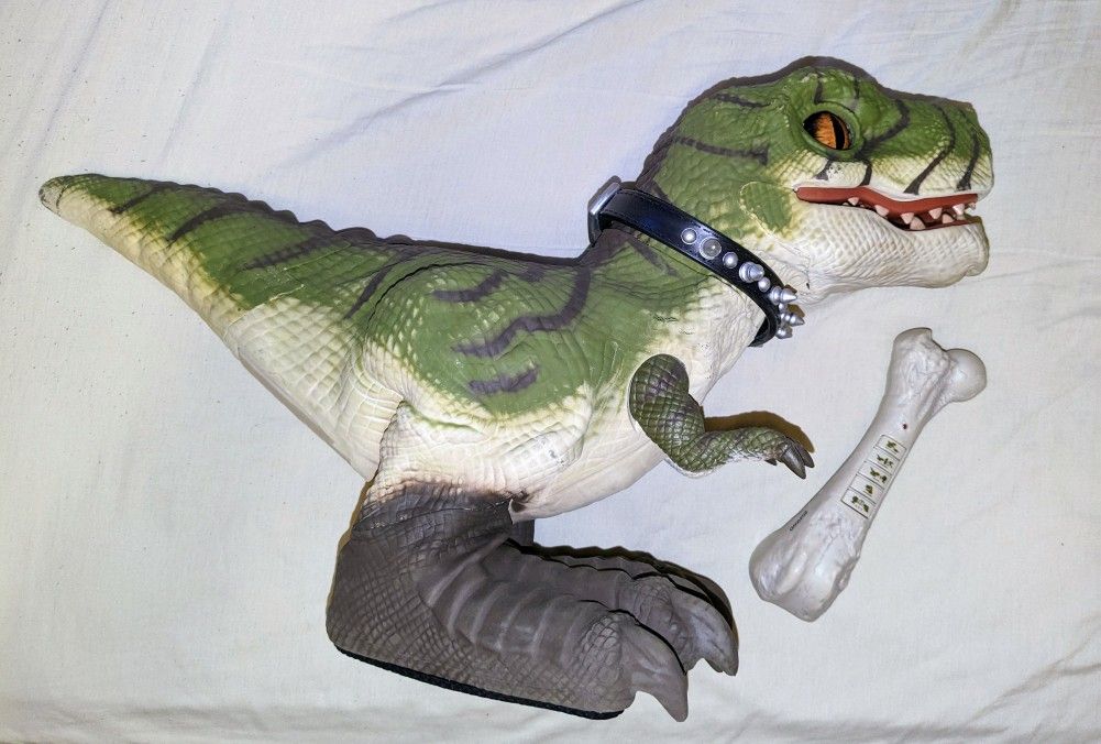 Mattel D-Rex Interactive Dinosaur Animatronic Robot w/Remote (NO WALK)