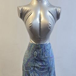 Paisley Mini Skirt Size M