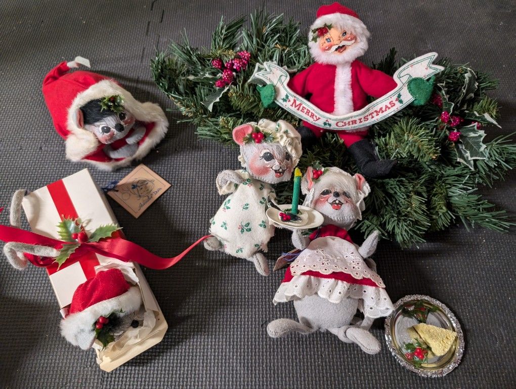 Annalee Christmas Dolls Mice Mouse