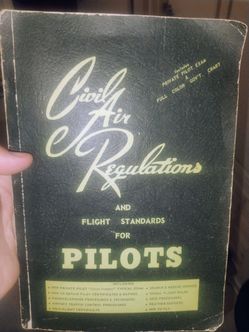 Vintage pilots regulations book